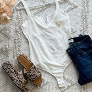 Ivory body suit